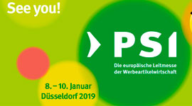 Lo stand Tucano al PSI Messe 2019 di Dusseldorf, la più importante fiera europea del promozionale